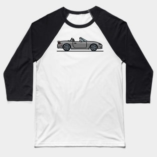 Grey Mazdaspeed miata top-down Baseball T-Shirt